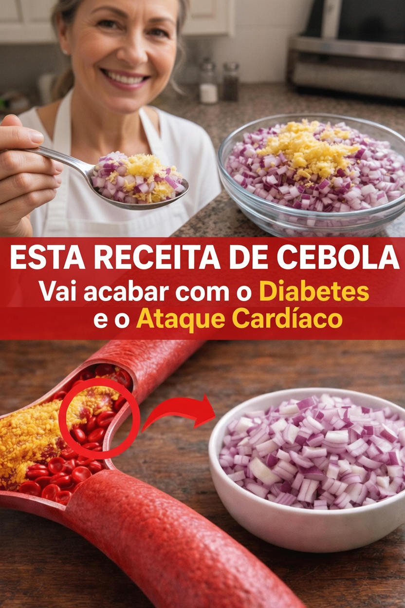 O Potente Potencial da Cebola Roxa e do Gengibre no Apoio à Saúde do Açúcar no Sangue e do Coração
