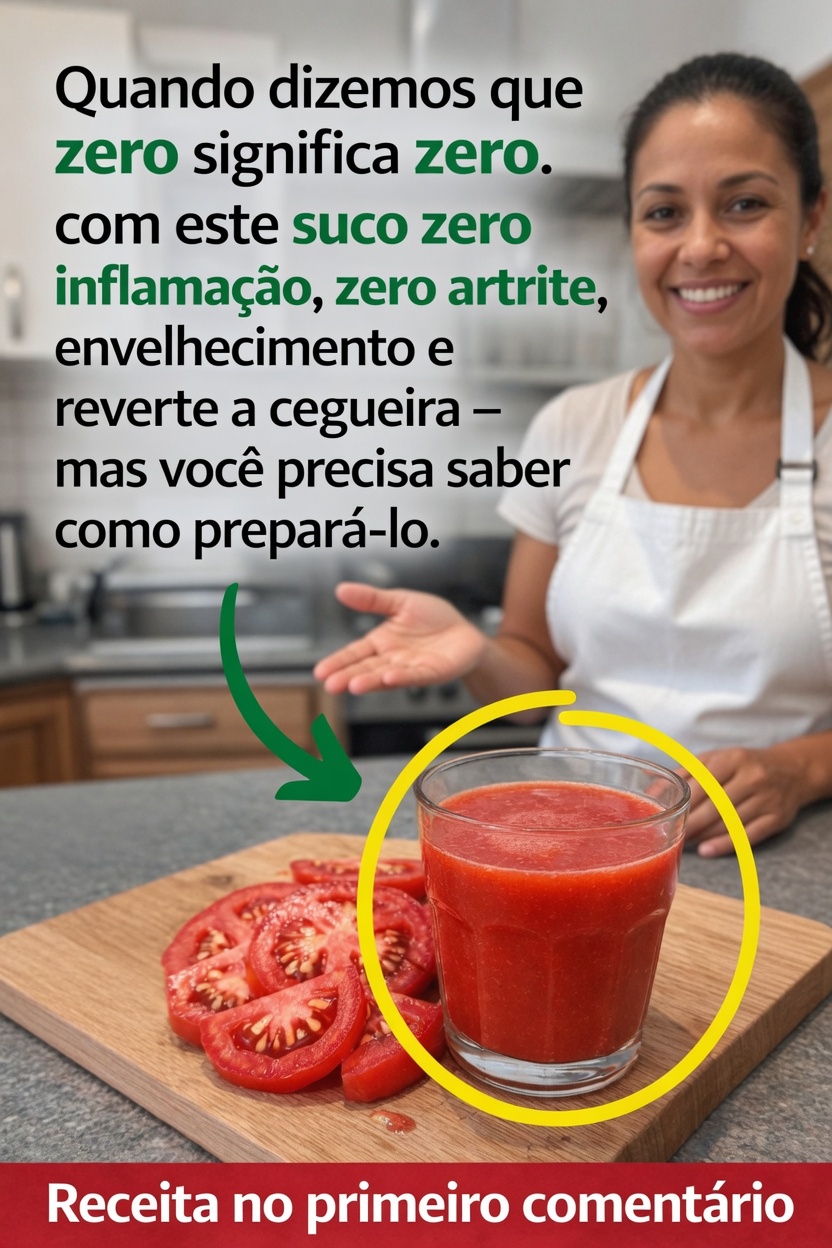 Os Surpreendentes Benefícios do Suco de Tomate Fresco para a Saúde: Uma Forma Simples de Reforçar sua Nutrição Diária