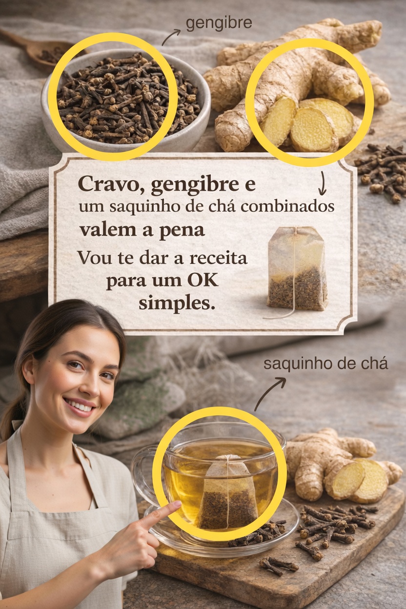 Uma Maneira Simples de Desfrutar de Gengibre, Cravo-da-Índia e Chá-Preto na Sua Rotina Diária