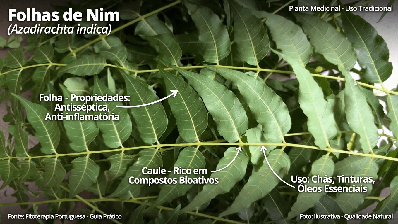 Folhas de Neem: Explorando usos tradicionais e o potencial apoio ao bem-estar
