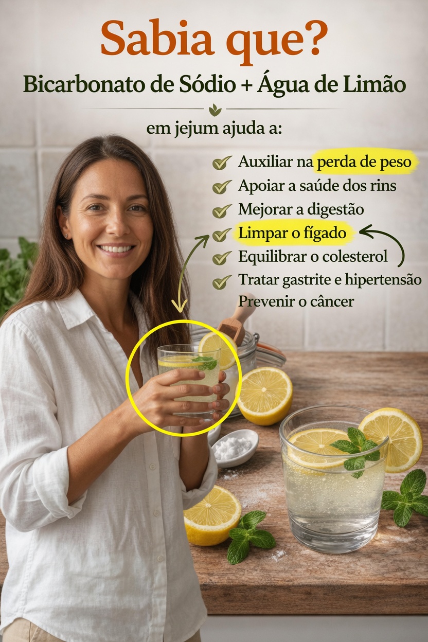 O Que Exatamente É Água com Bicarbonato de Sódio e Limão?