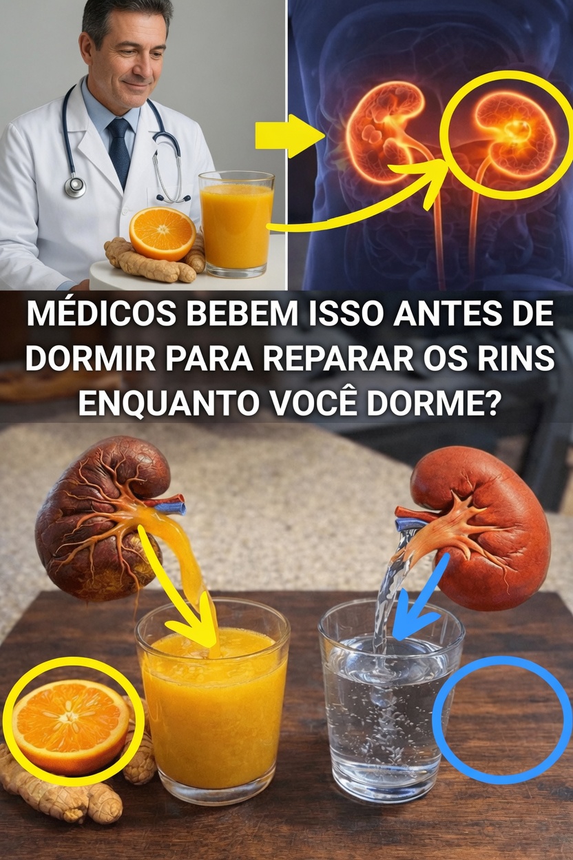 Descubra 4 bebidas para tomar antes de dormir que podem ajudar a apoiar naturalmente a função dos seus rins enquanto você dorme