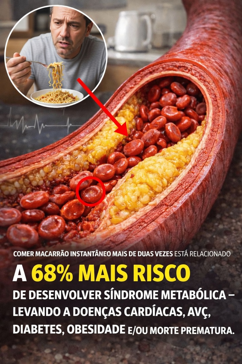 A Ligação Chocante Entre Comer Macarrão Instantâneo Mais de Duas Vezes por Semana e Sua Saúde a Longo Prazo