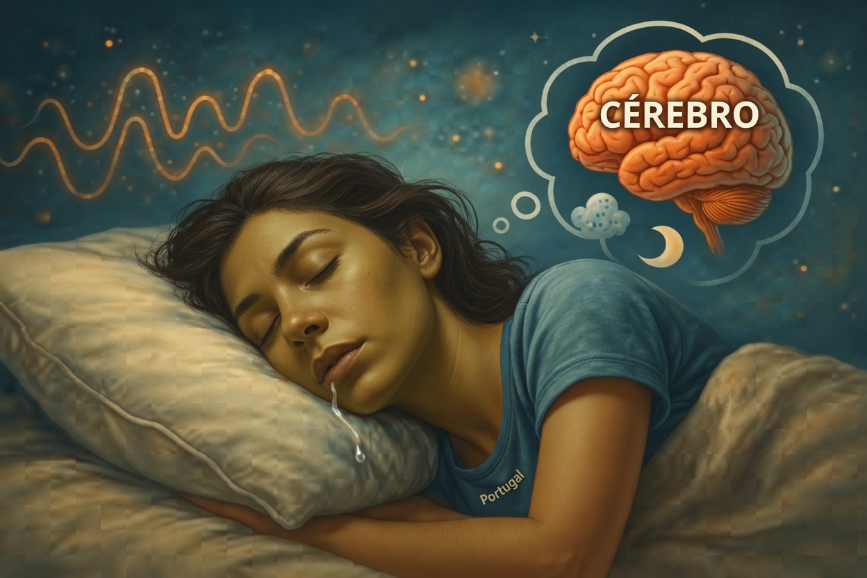 Se você baba enquanto dorme, o que isso realmente significa para o seu cérebro e a qualidade do sono