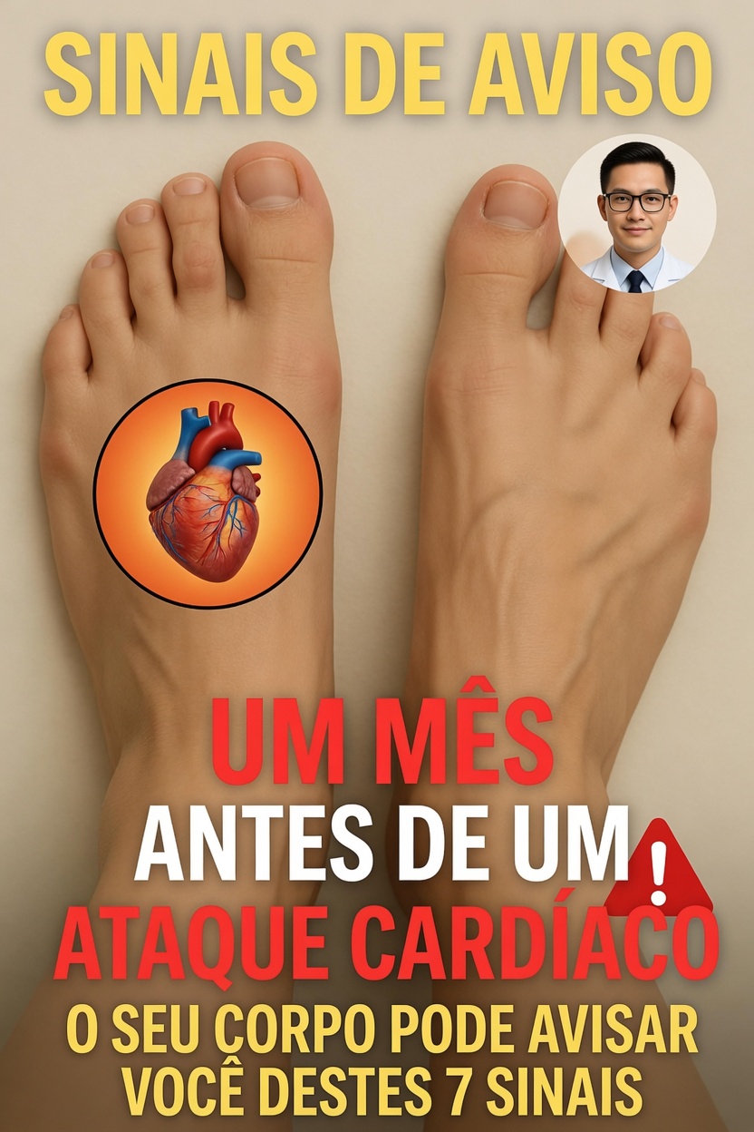 7 Principais Sinais de Alerta que Seu Corpo Pode Estar Enviando Semanas Antes de um Ataque Cardíaco