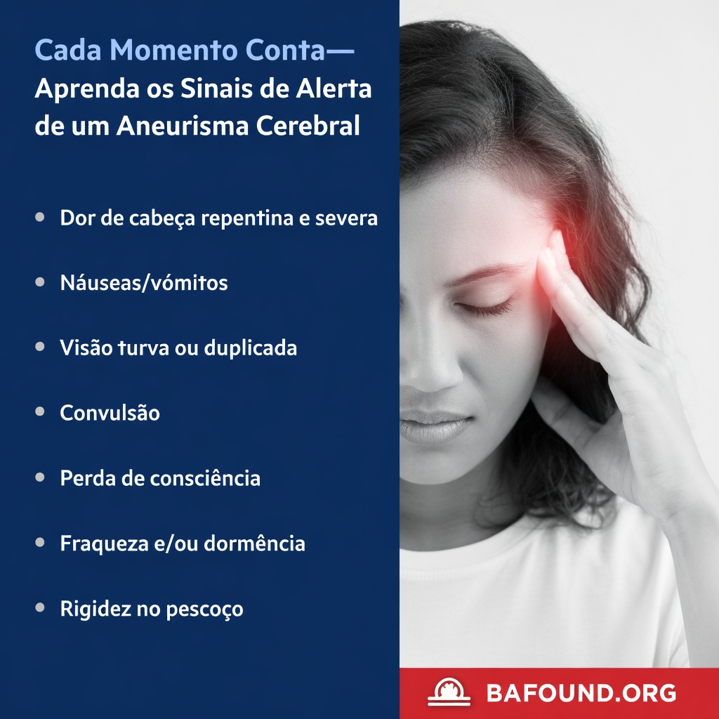 Quais são os sinais e sintomas mais importantes de um aneurisma cerebral que você não deve ignorar