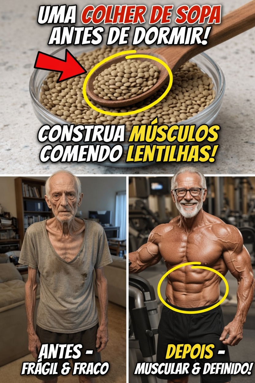 Descubra por que adicionar uma colher de lentilhas antes de dormir é um hábito popular entre adultos com mais de 70 anos
