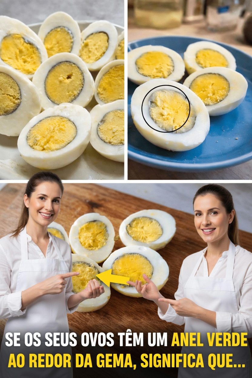 Por que aparece um anel verde ao redor da gema em ovos cozidos? Aqui está o que isso realmente significa