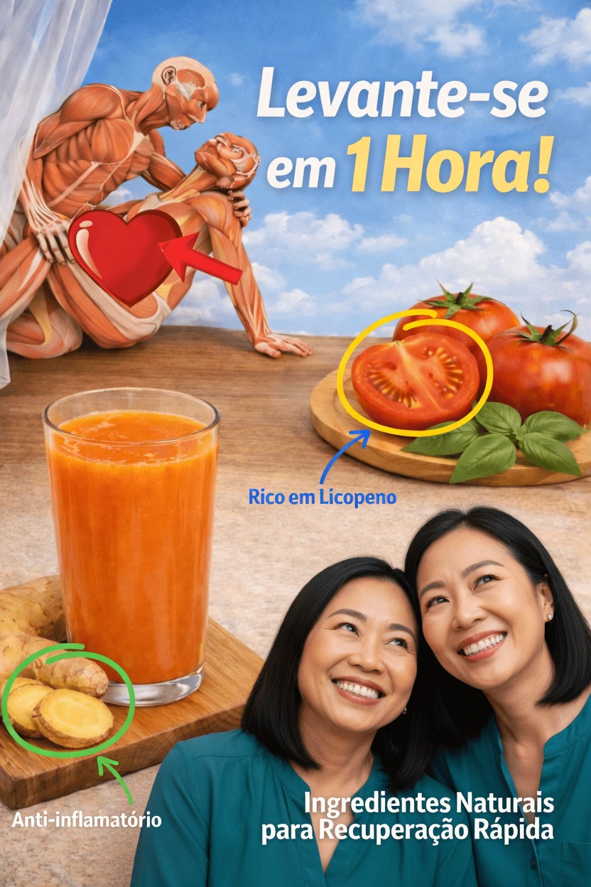 Descubra como um simples refresco de gengibre e tomate pode ajudar a manter seus níveis naturais de energia