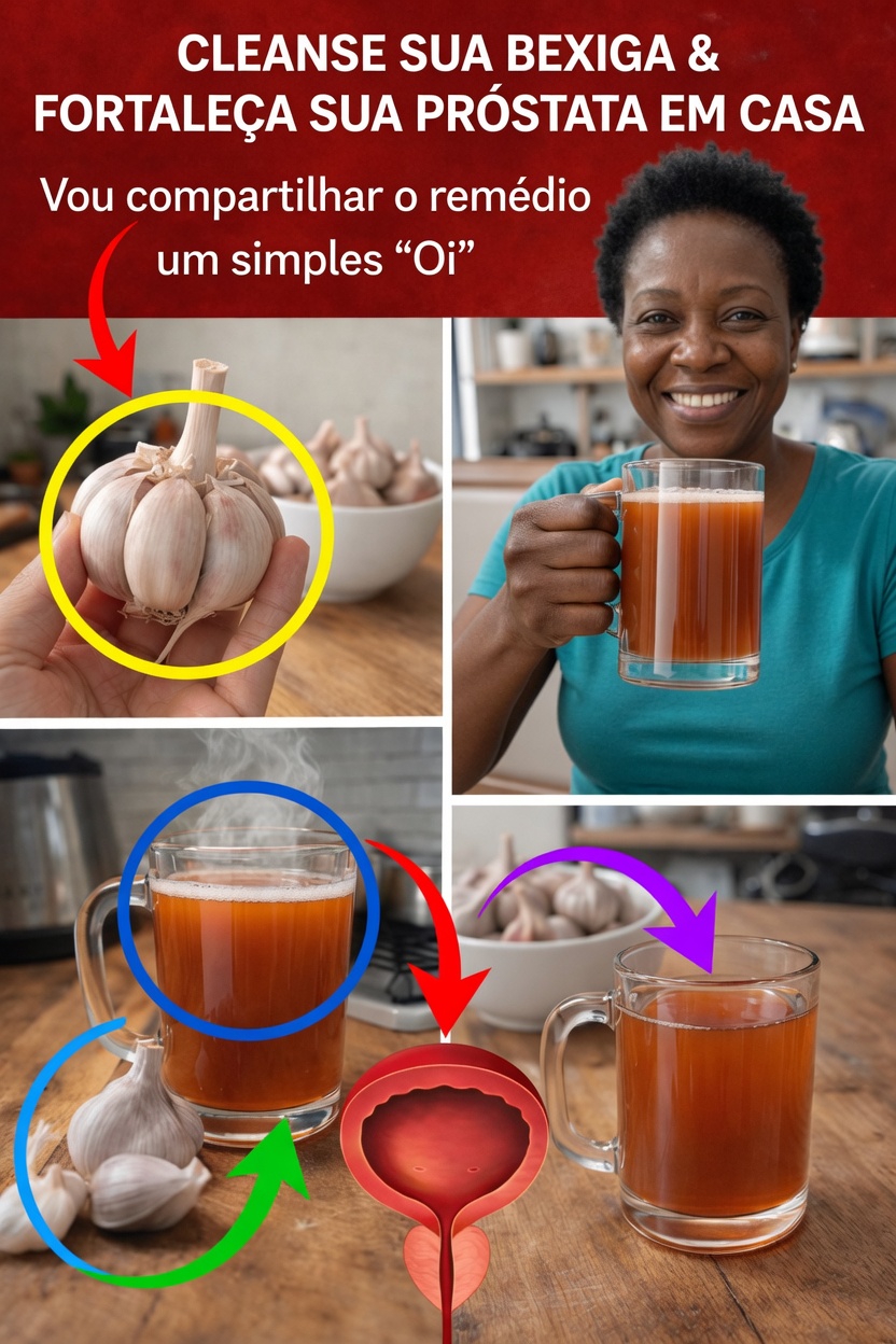 Esta Simples Bebida de Alho Pode Ajudar no Conforto da Bexiga Após os 60?