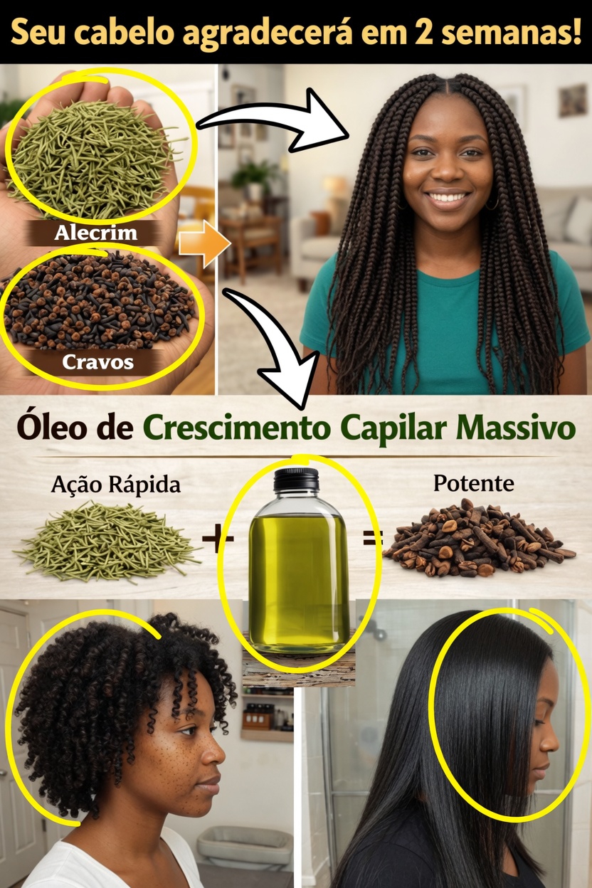 Poderia a água de alecrim e cravo ser o hábito de cuidados com o cabelo que muitos adultos ignoram?