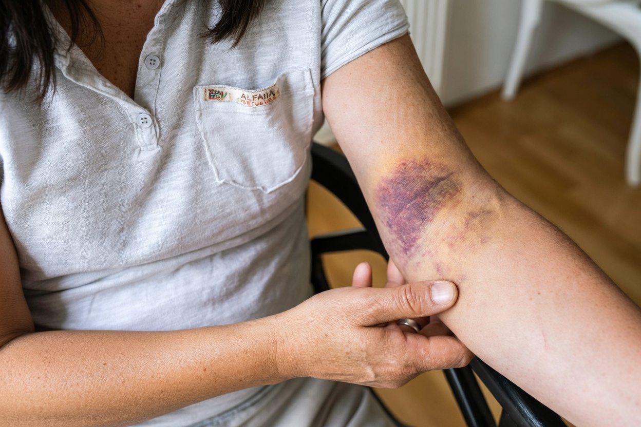 O que significa a cor do seu hematoma? Um alerta que seu corpo pode estar enviando