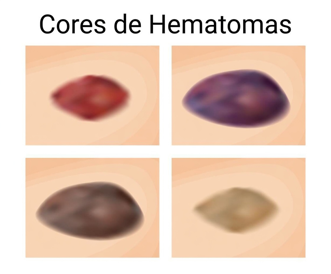 O que significa a cor do seu hematoma? Um alerta que seu corpo pode estar enviando