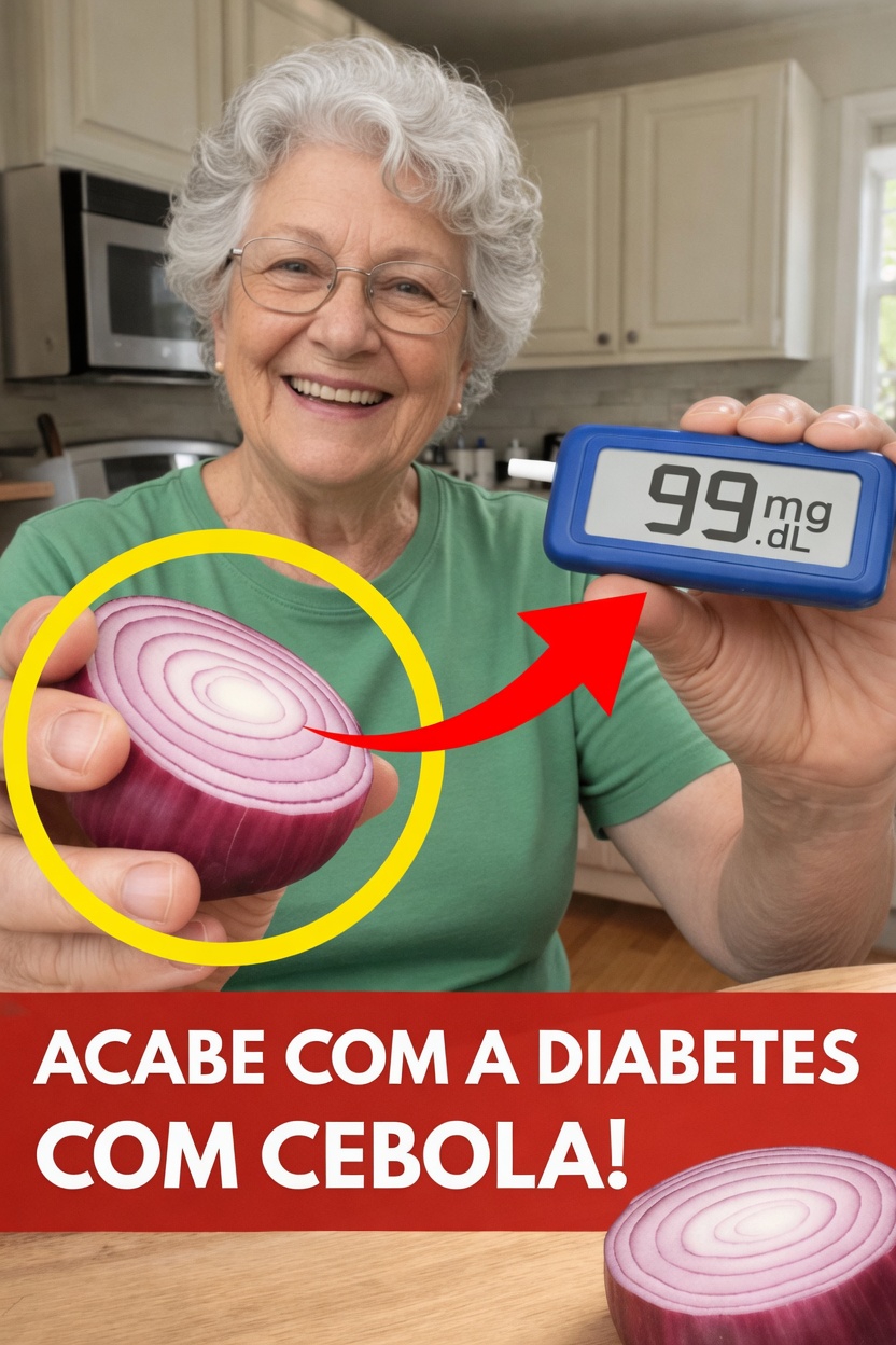 Cebola roxa e açúcar no sangue: um hábito na cozinha que muitos idosos ignoram?