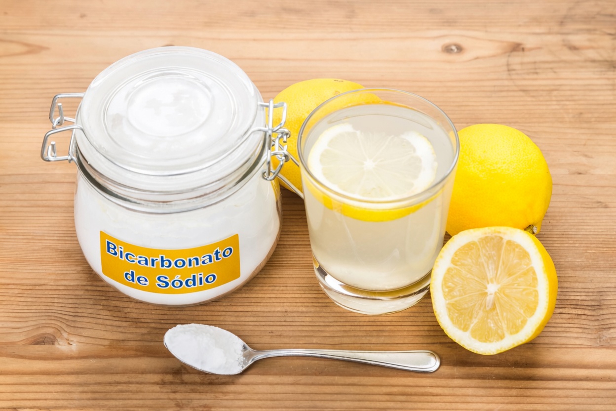 Bicarbonato de sódio e água com limão pela manhã: hábito benéfico ou risco oculto?