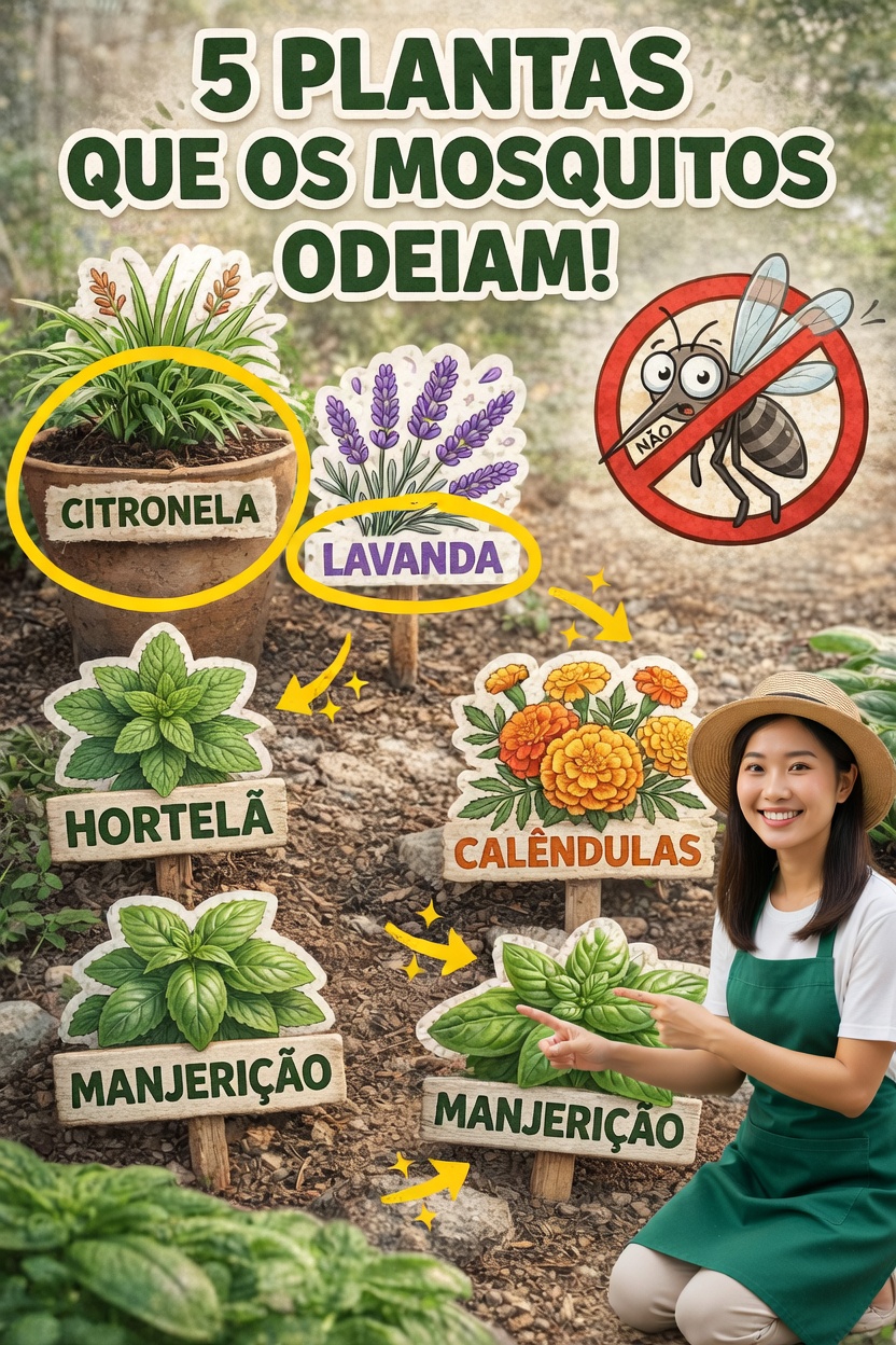 Acabe com os mosquitos hoje à noite? 5 plantas de jardim que muitas casas no México estão esquecendo