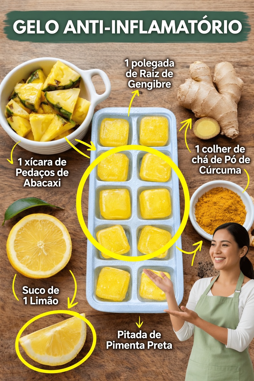 Esses cubos de gelo anti-inflamatórios são o hábito diário que falta ao seu corpo?