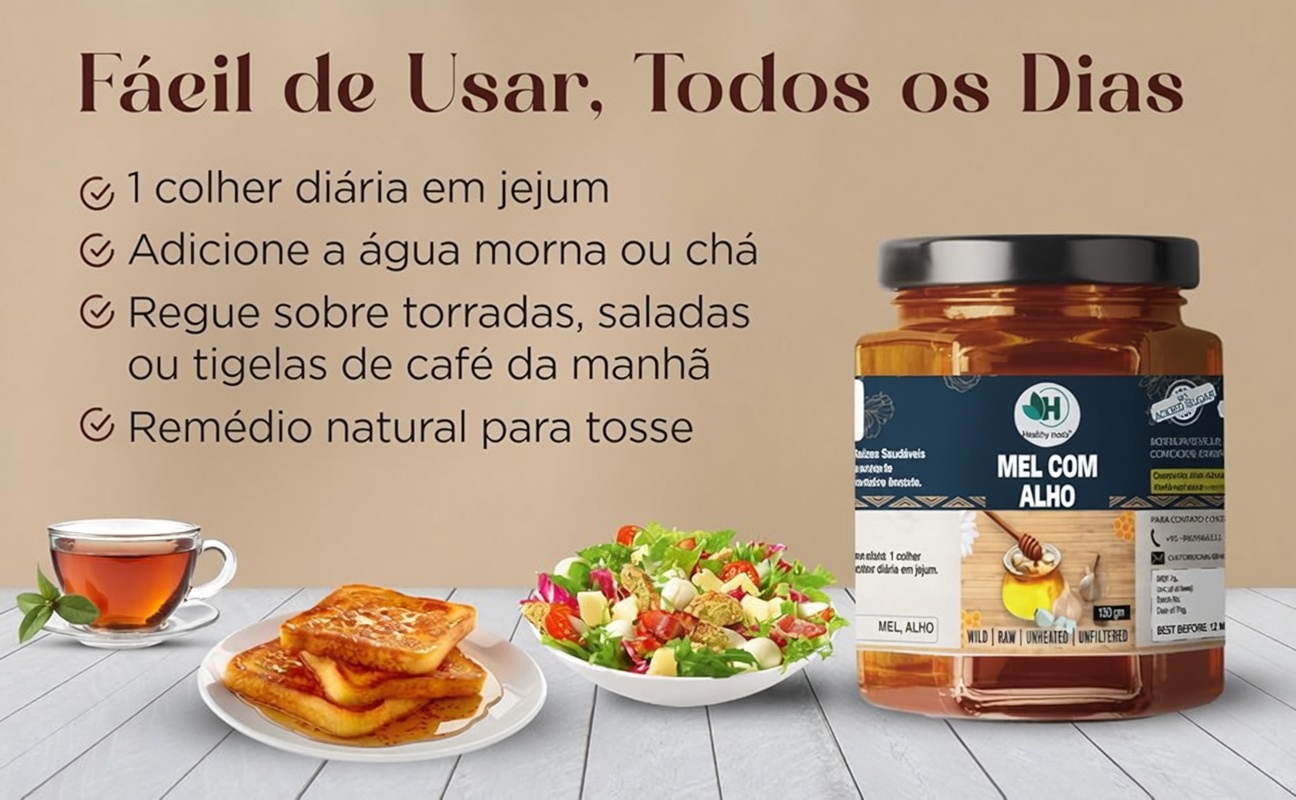O hábito do ovo, alho e mel: um truque simples de cozinha que muitos idosos gostariam de ter conhecido antes