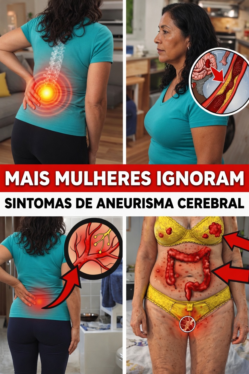 MULHERES ACIMA DOS 60: 10 SINAIS INICIAIS DE ANEURISMA CEREBRAL QUE MUITAS PESSOAS IGNORAM