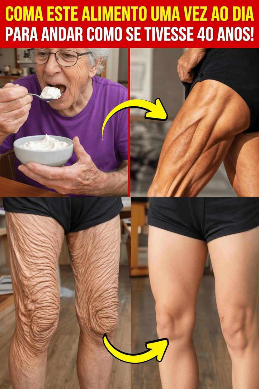 7 Alimentos Diários Após os 70 que Ajudam a Fortalecer os Músculos e Facilitar a Caminhada