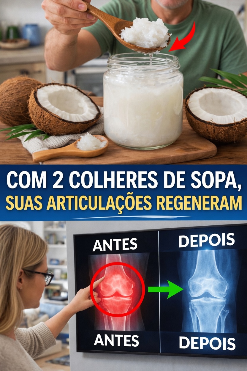 Óleo de coco e saúde das articulações: um simples hábito de cozinha que vale a pena conhecer?