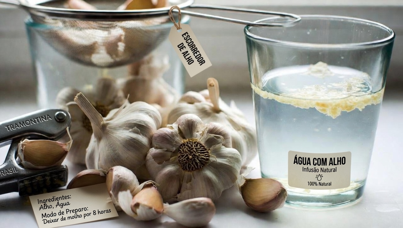 Por que tantas pessoas bebem água com alho em jejum todas as manhãs
