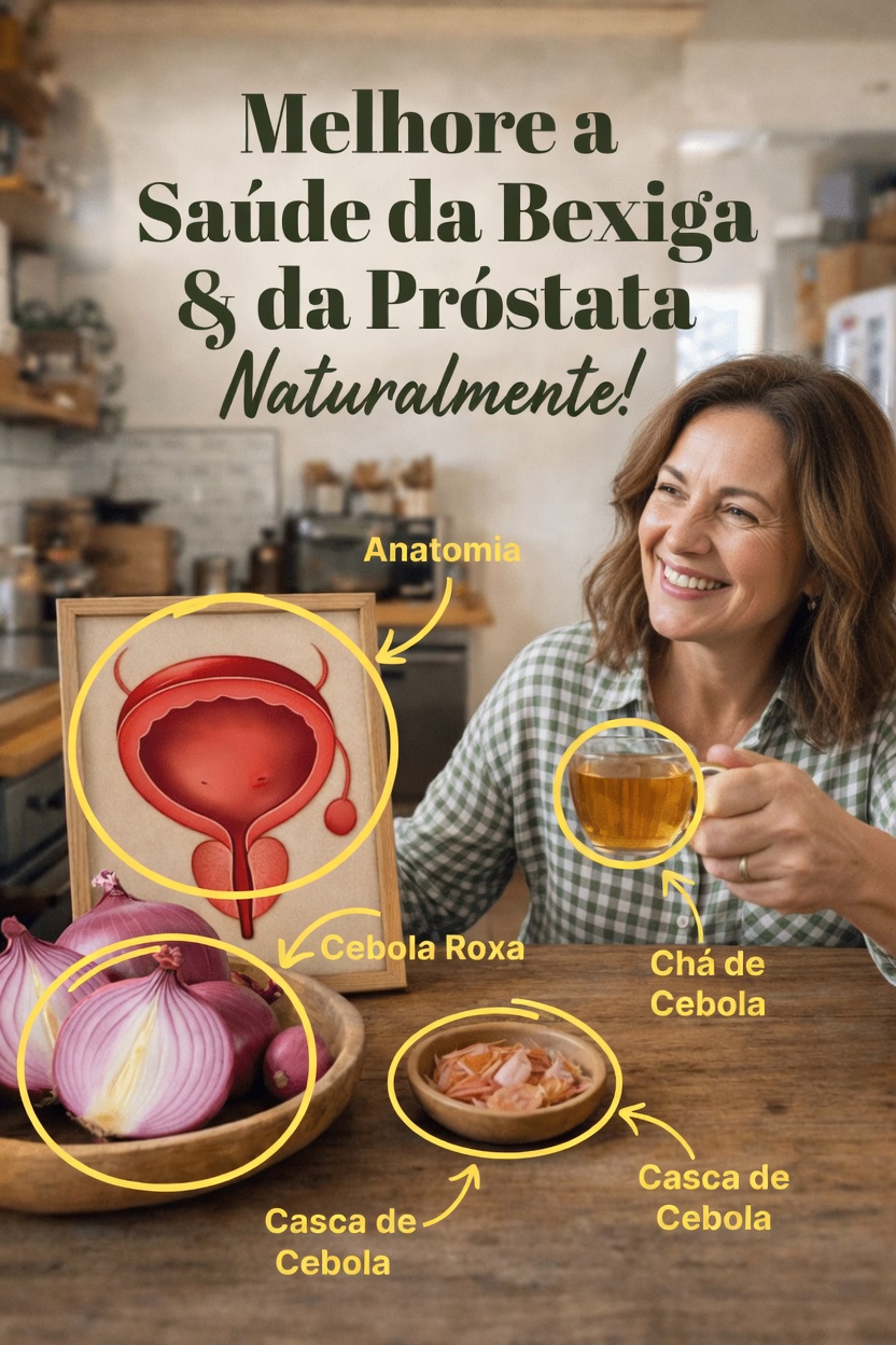 Como apoiar naturalmente a saúde da sua bexiga e próstata em casa com uma simples receita de cebola roxa