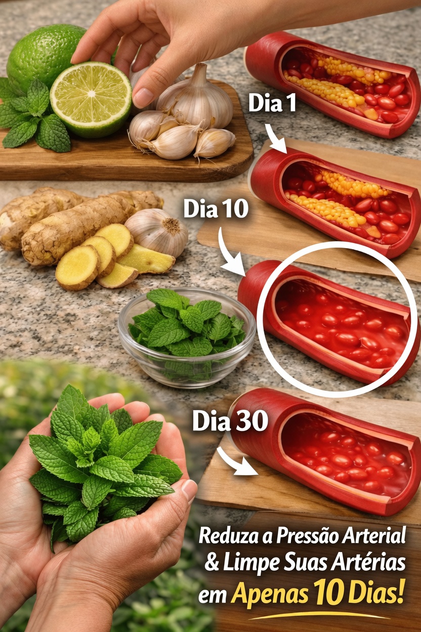Ingredientes do dia a dia como alho, gengibre, lima e hortelã podem ajudar a manter níveis saudáveis de pressão arterial?