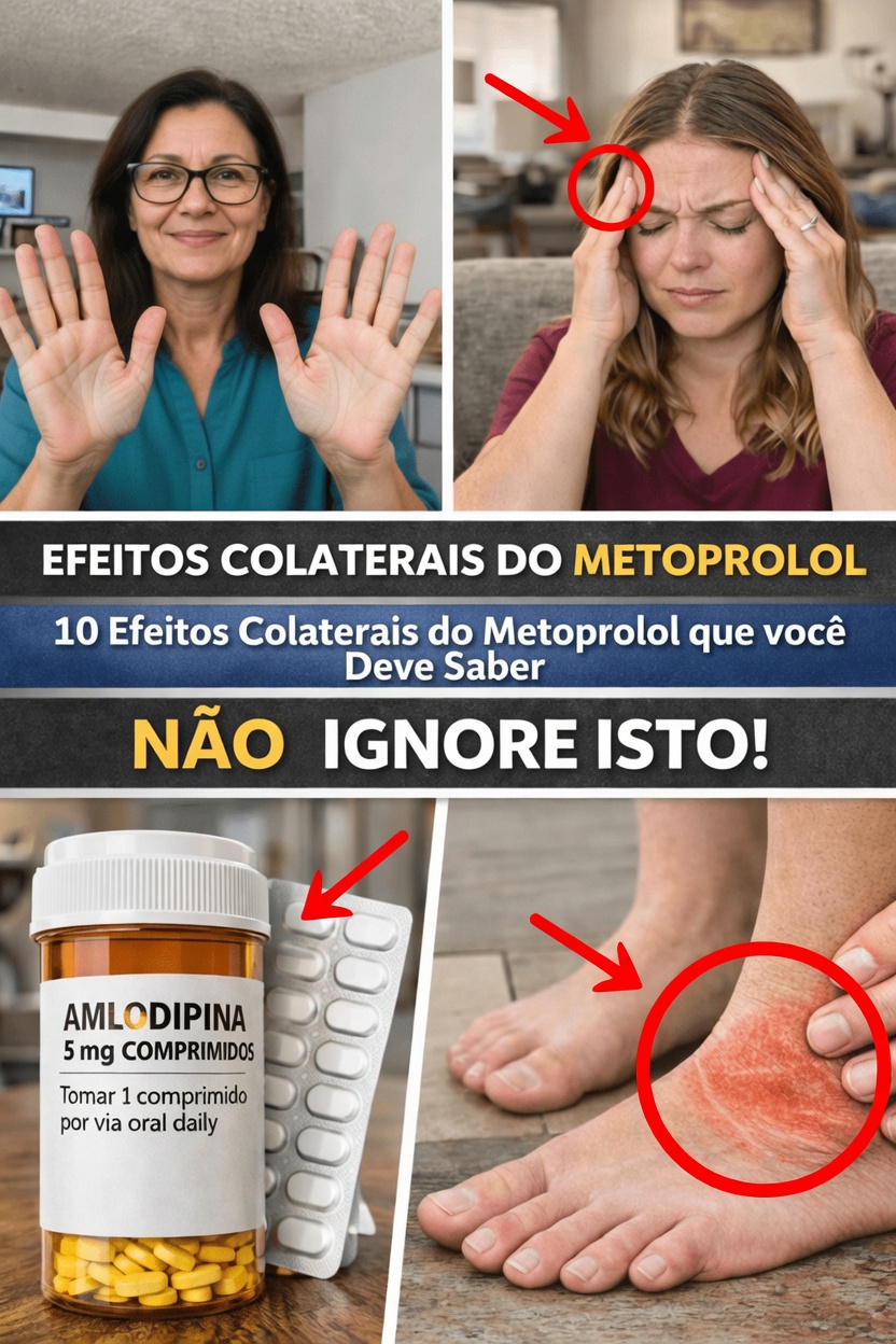 10 efeitos colaterais importantes do metoprolol dos quais você deve estar ciente