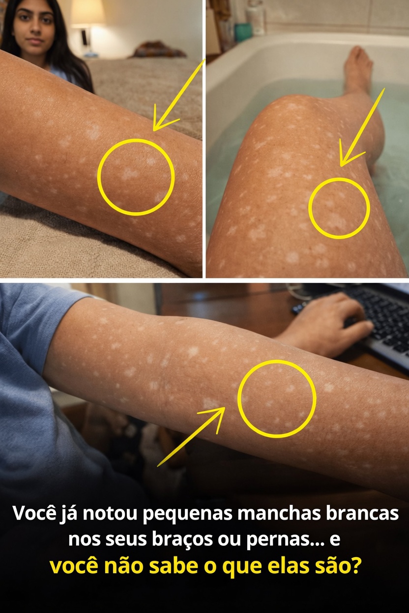 Por que pequenas manchas brancas aparecem nos seus braços e pernas? Entendendo as alterações comuns da pele
