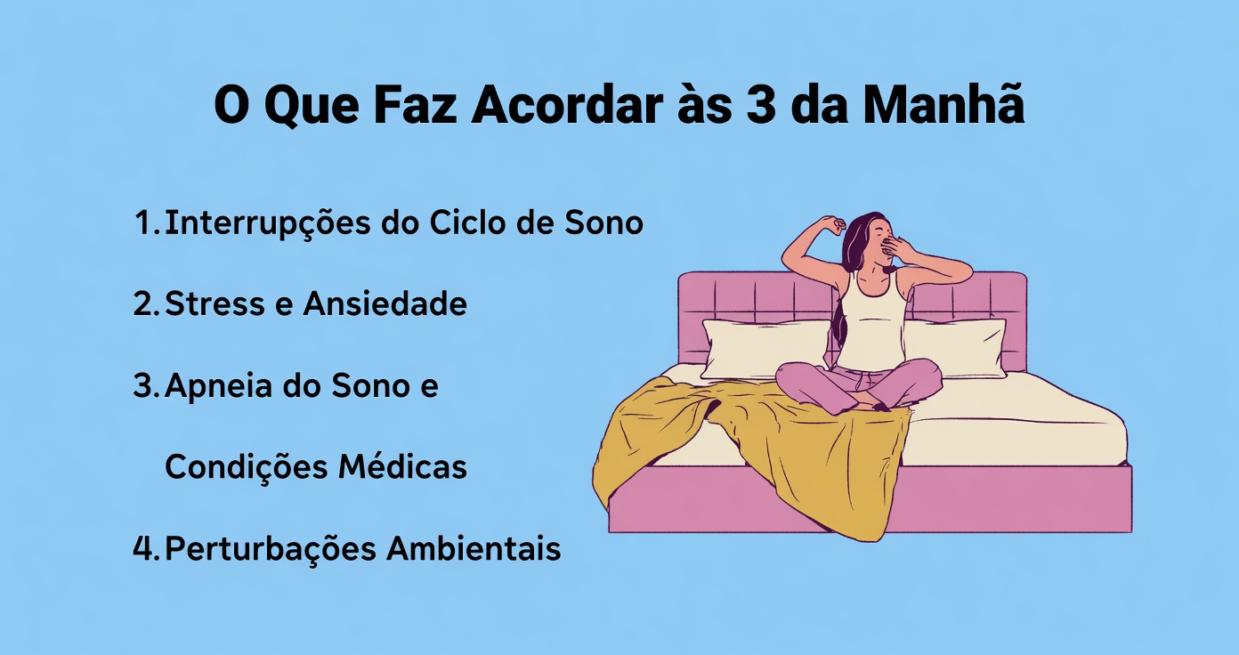 Por que você costuma acordar entre 3 e 4 da manhã? Entenda os motivos comuns e maneiras simples de dormir melhor