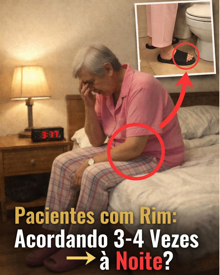 Por que pacientes renais frequentemente acordam 3 a 4 vezes à noite para urinar?