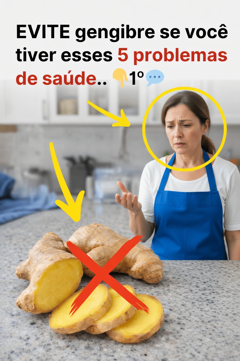 Gengibre: 5 condições de saúde em que você deve ter cautela antes de adicioná-lo à sua rotina
