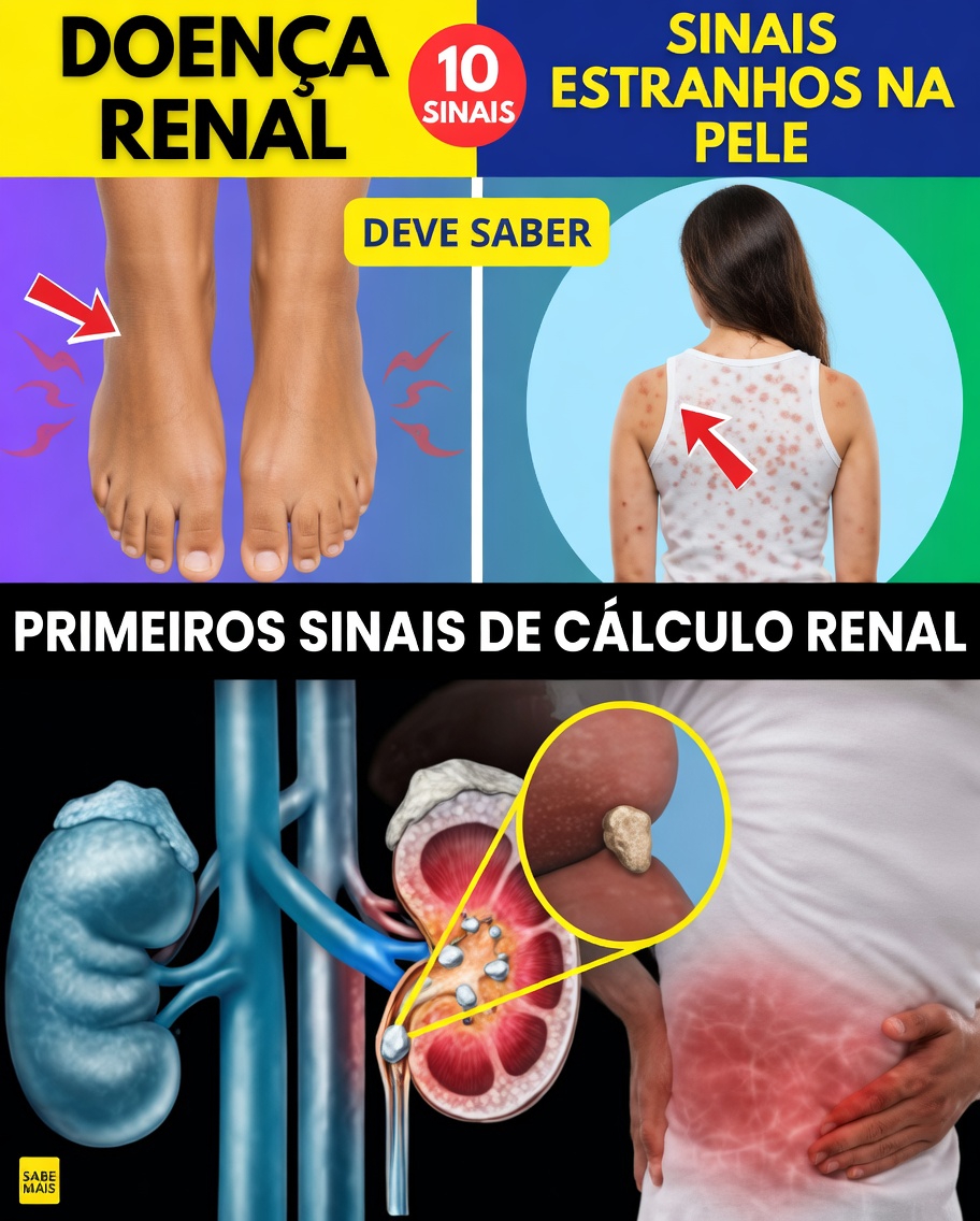 15 Sinais de Alerta Precoce de que Seus Rins Podem Estar Sofrendo aos Quais Você Deve Prestar Atenção