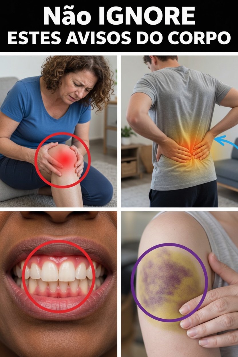 7 sinais surpreendentes do corpo que podem indicar problemas graves de saúde que você não deve ignorar