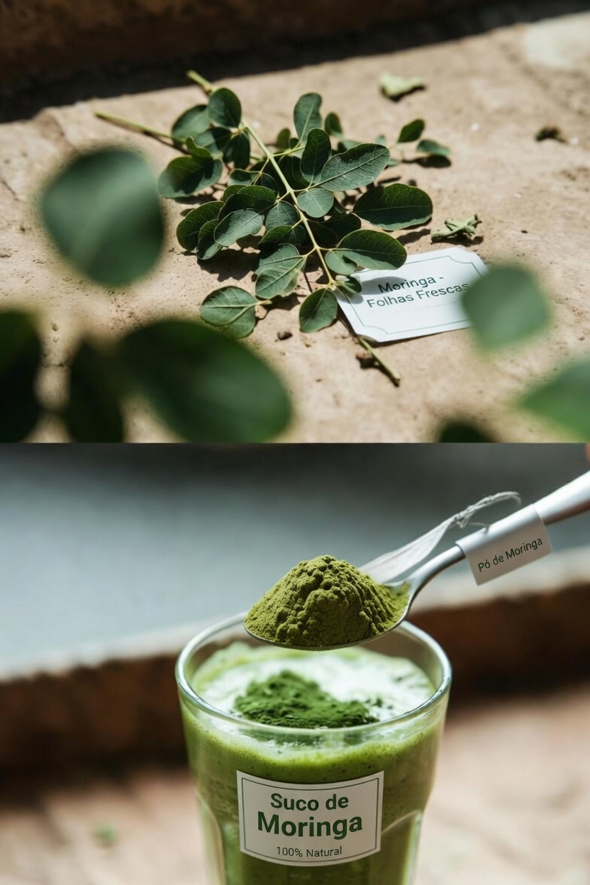 Explorando os potenciais benefícios para o bem-estar do pó de folha de moringa: o que a ciência sugere