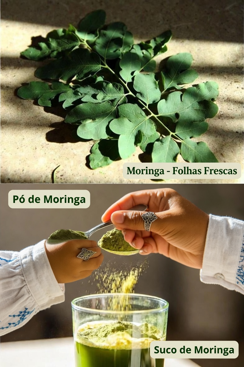 Explorando os potenciais benefícios para o bem-estar do pó de folha de moringa: o que a ciência sugere