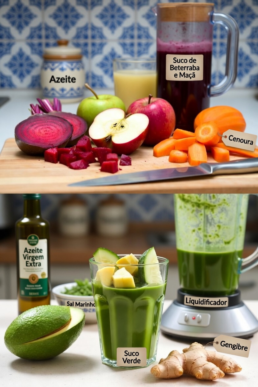 Descubra 6 Deliciosas Receitas Caseiras de Sucos para Apoiar a Energia, a Imunidade e um Sono Tranquilo Naturalmente