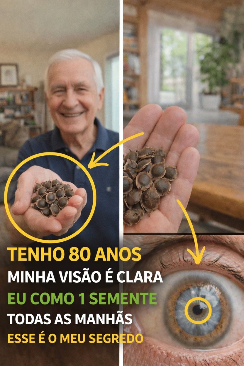 Mesmo com Mais de 90 Anos? Quais 3 Sementes Você Deve Comer Todas as Manhãs para Ajudar na Saúde dos Olhos e do Cérebro?