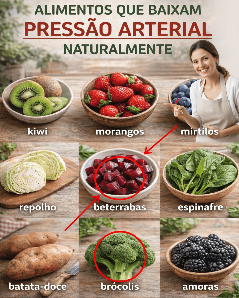 9 Alimentos Deliciosos que Podem Ajudar a Apoiar uma Pressão Arterial Saudável Naturalmente