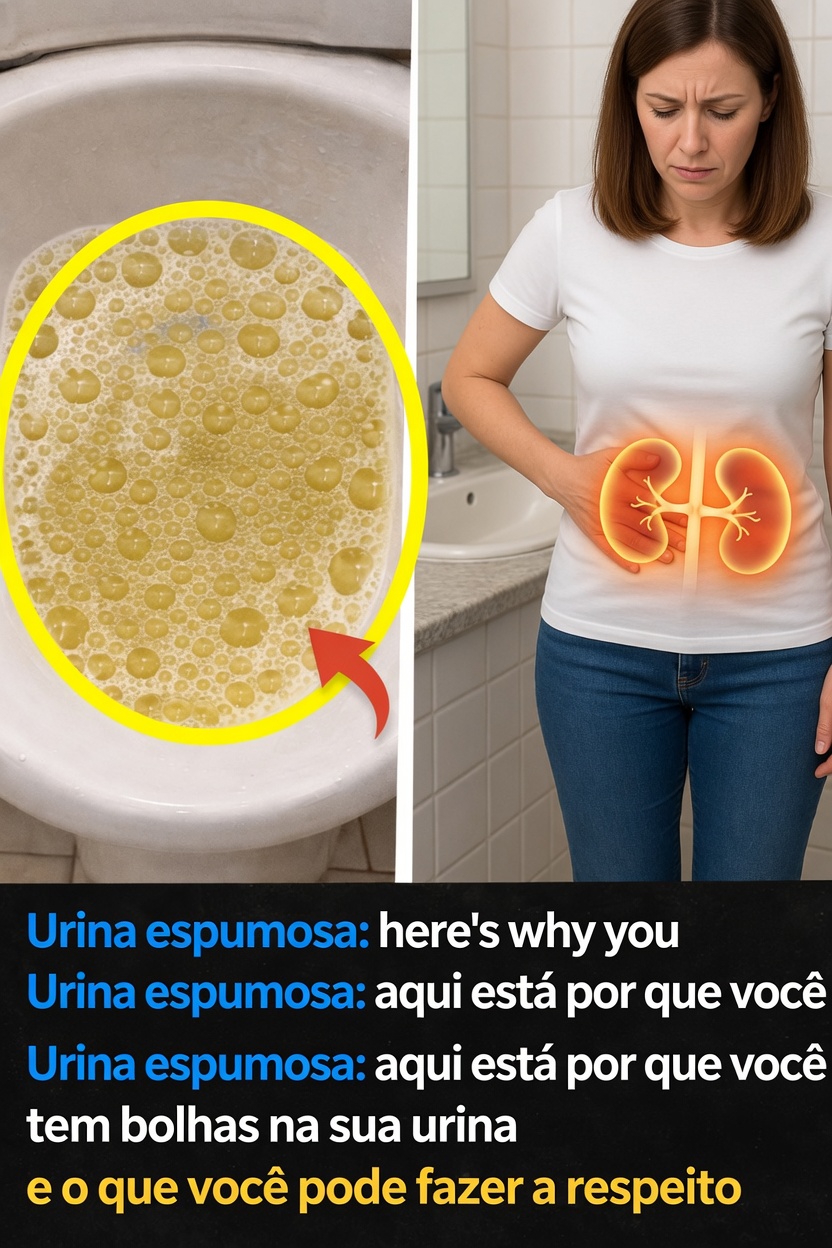 Urina espumosa: por que bolhas aparecem na sua urina e o que você pode fazer a respeito