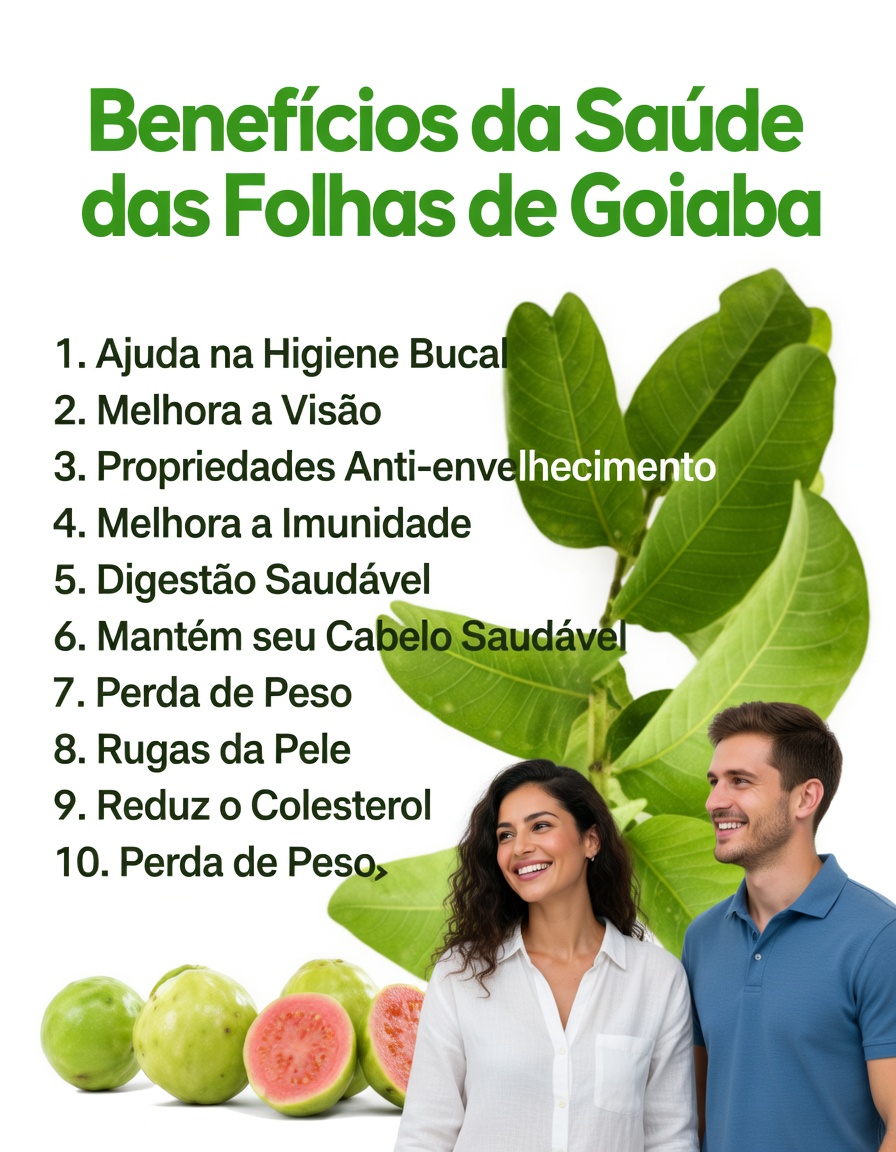 Descubra maneiras simples de aproveitar as folhas de goiaba para melhorar os hábitos de higiene bucal