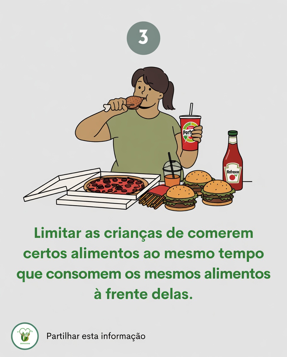 Por que focar em limitar certos alimentos para as crianças?