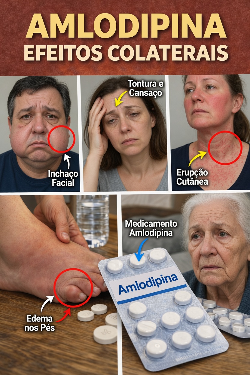 12 Efeitos Colaterais Comuns da Amlodipina dos Quais Você Deve Estar Ciente (E O Que Fazer a Respeito Deles)