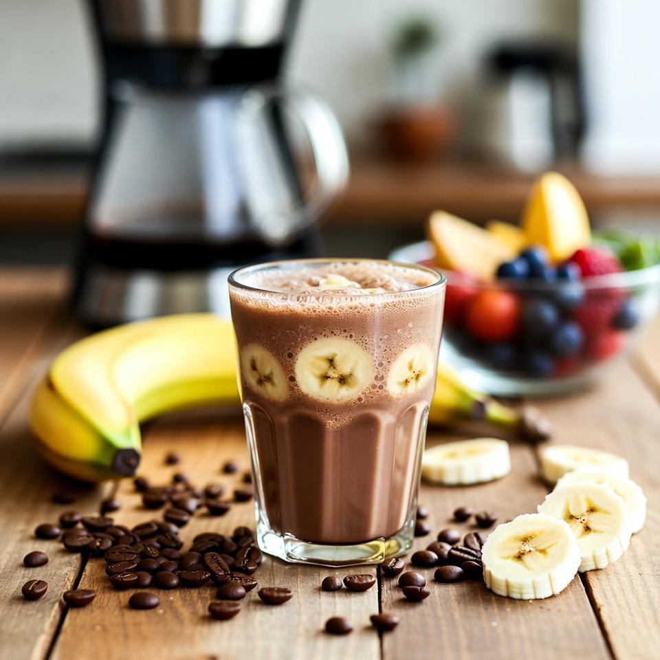 Smoothie de Banana com Café: A Explosão Secreta da Manhã que Você Vai Desejar Todos os Dias!