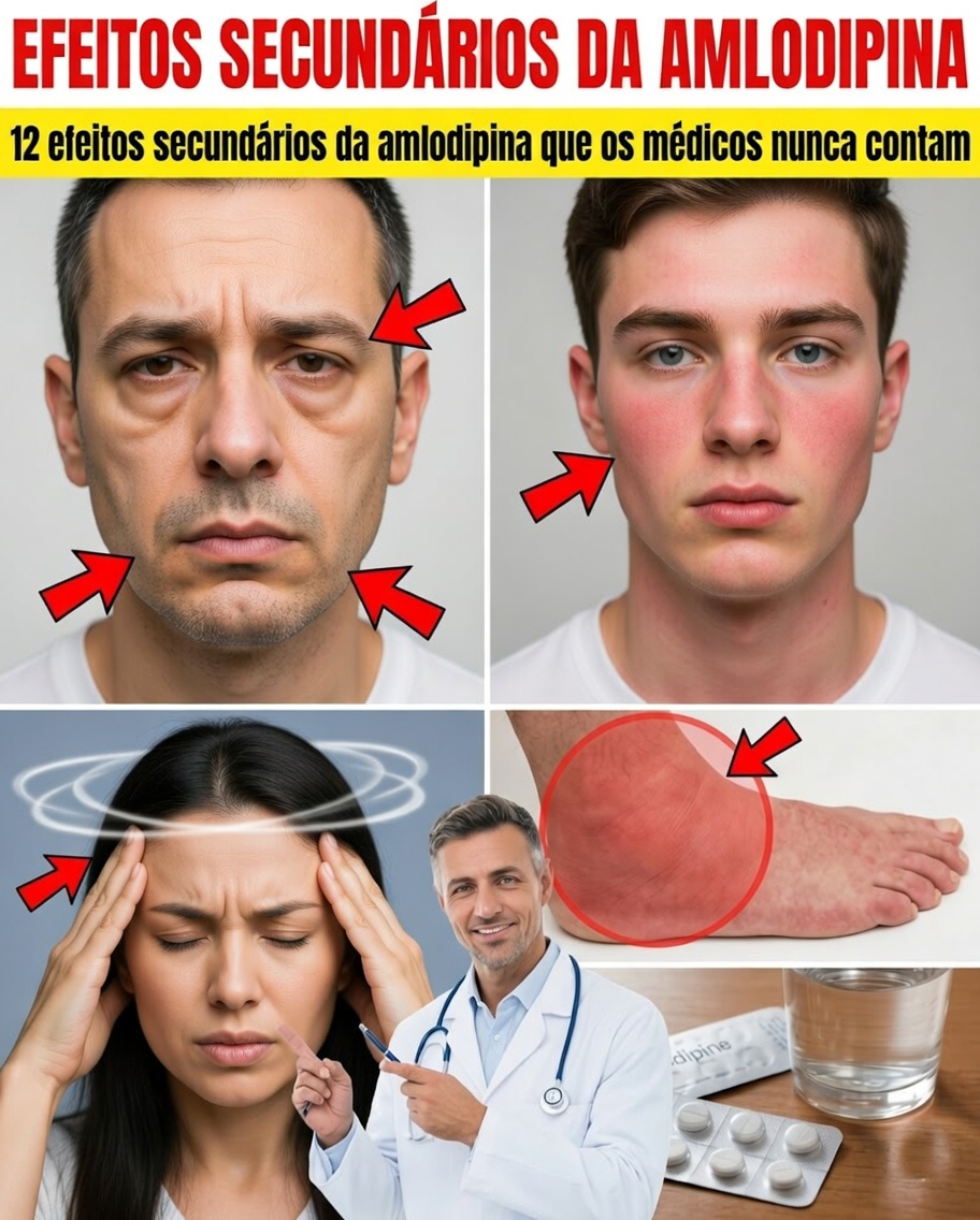 Os Efeitos Secundários da Amlodipina Decifrados: O Que o Seu Corpo Está Tentando Lhe Dizer