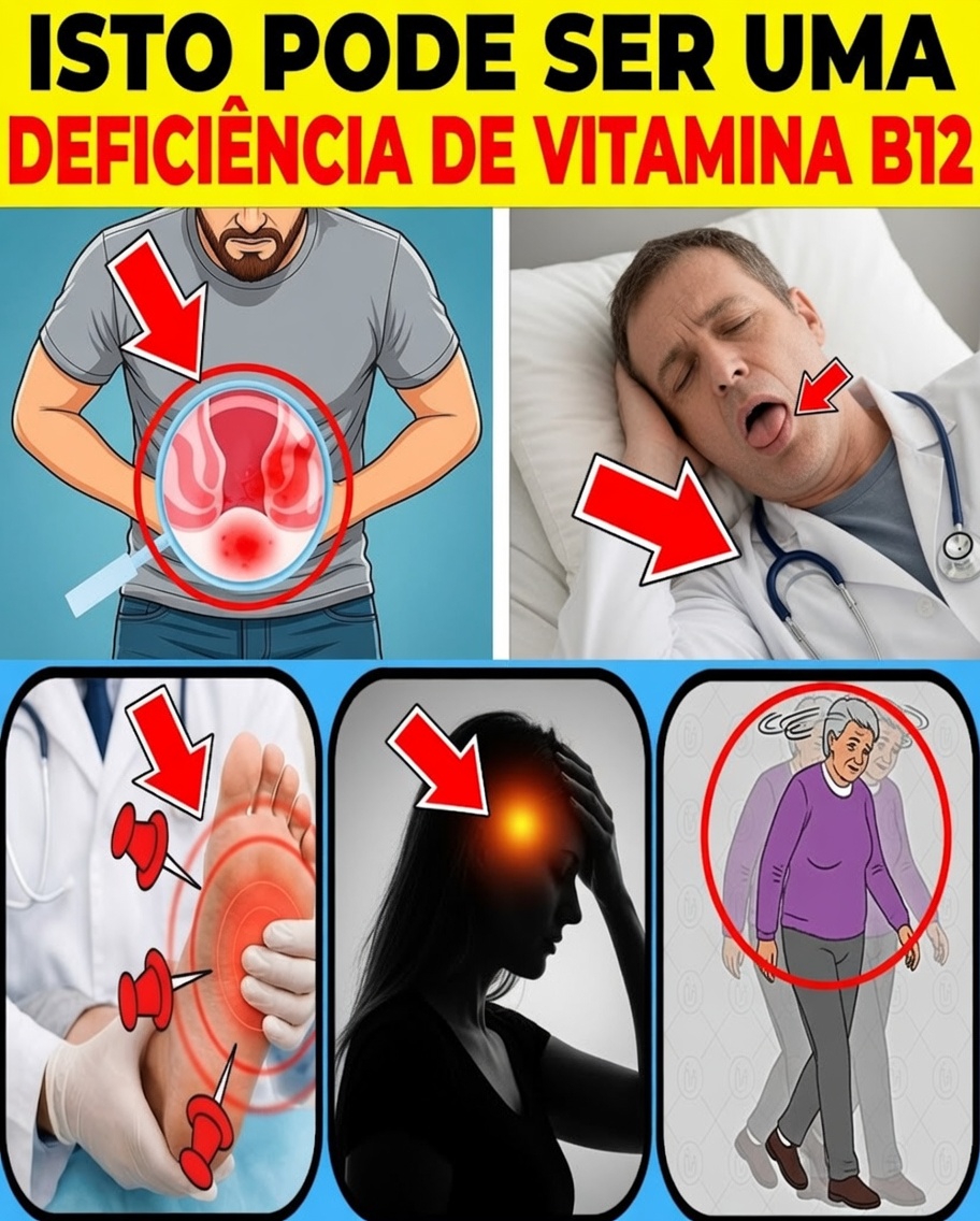 8 Sinais Estranhos Que Indicam Que Você Talvez Esteja com Falta de Vitamina B12