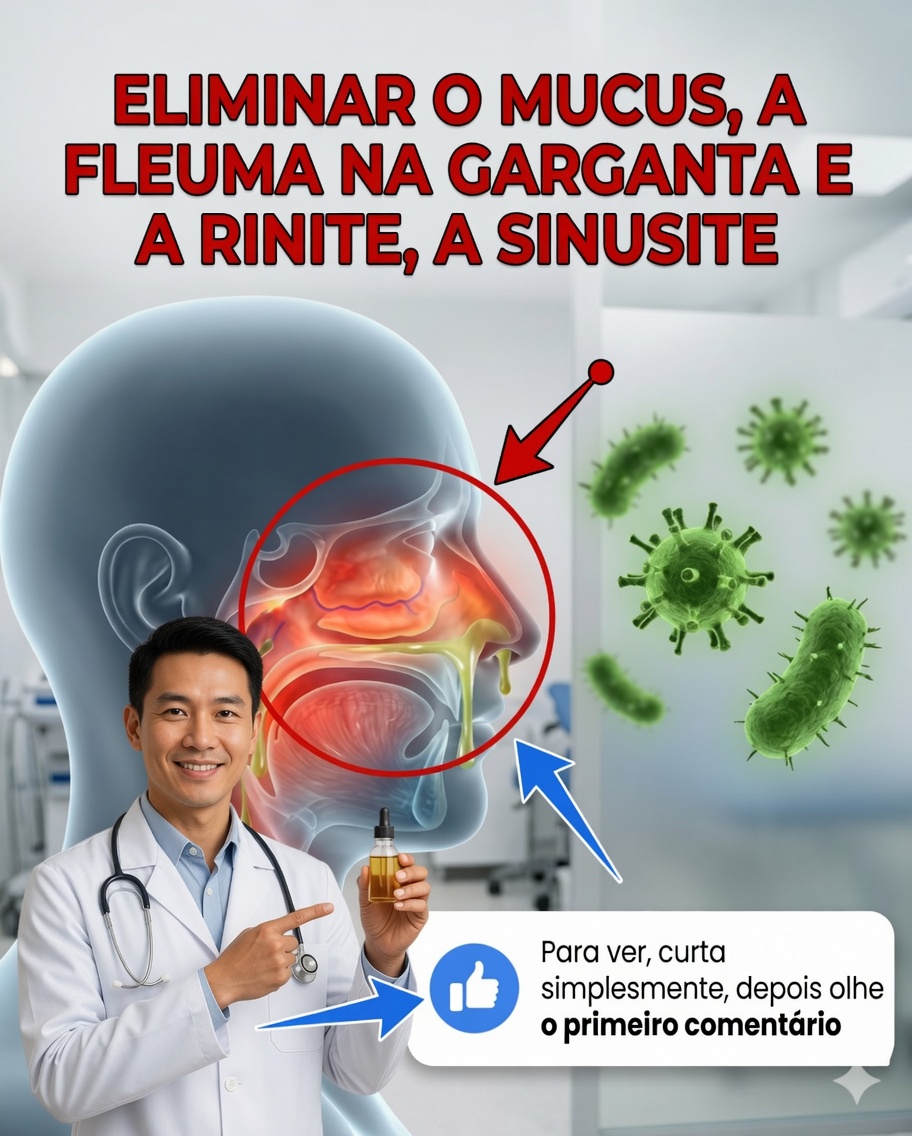 🌿 Elimine o muco e o catarro na garganta graças a este poderoso remédio natural