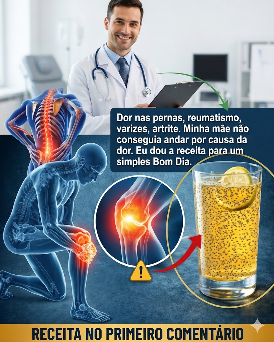 🌱 Água de Chia: O Segredo Natural para Melhorar a Circulação e Aliviar as Dores nas Pernas