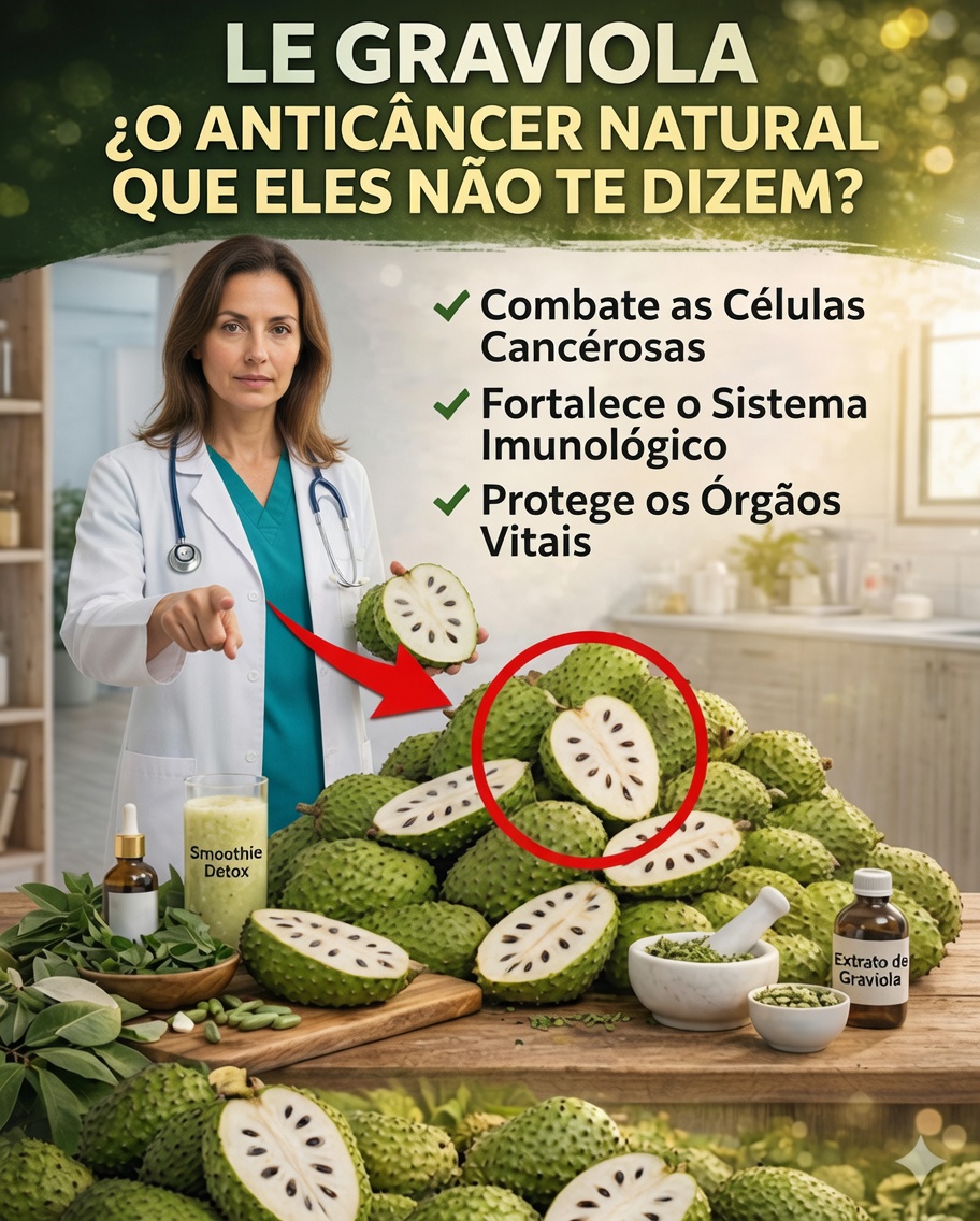 Graviola: a fruta tropical que desperta um interesse crescente por seus potenciais benefícios para a saúde